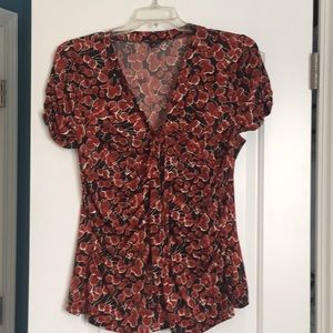 Nine West Short Sleeve Blouse